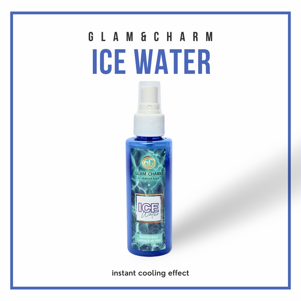Glam and Charm Ice water