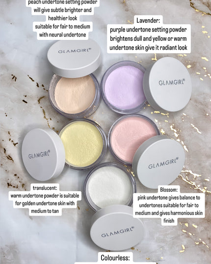 GlamGirl Loose Setting Powder