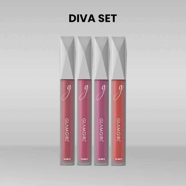 GlamGirl Lip Matte Set of 4