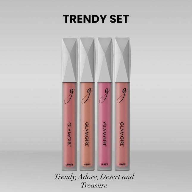 GlamGirl Lip Matte Set of 4