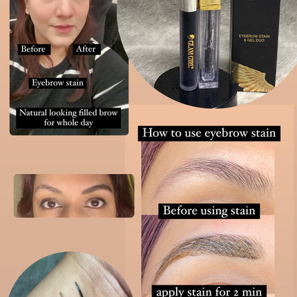 Glamgirls Eyebrow Stain and Gel Duo