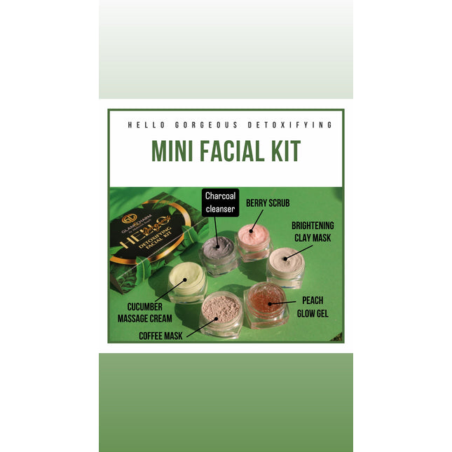 Glam&charm Hello gorgeous, Detoxifying mini facial kit
