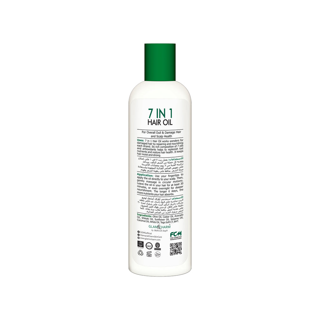 Glam and Charm 7 In 1 Hair oil