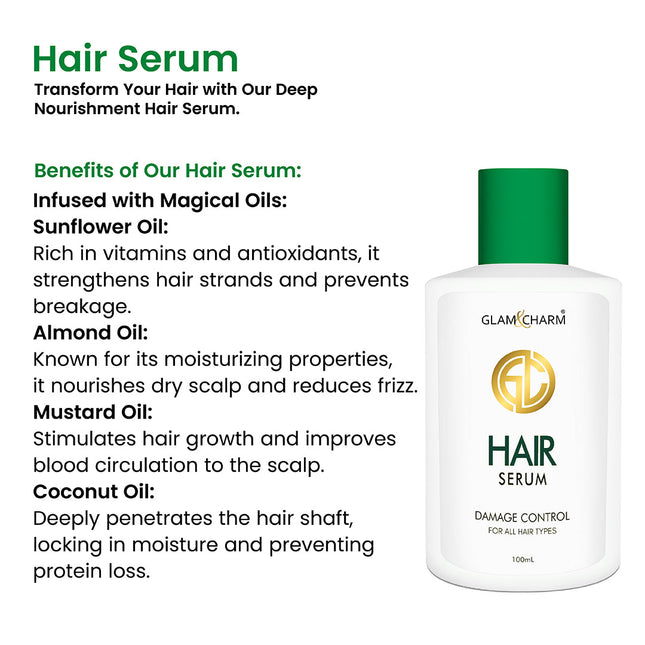 Glam and Charm Hair Serum