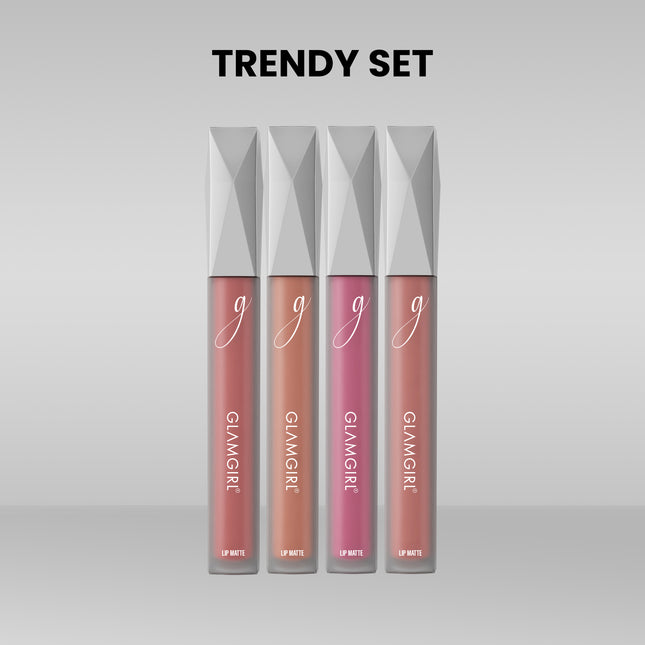 GlamGirl Lip Matte Set of 4